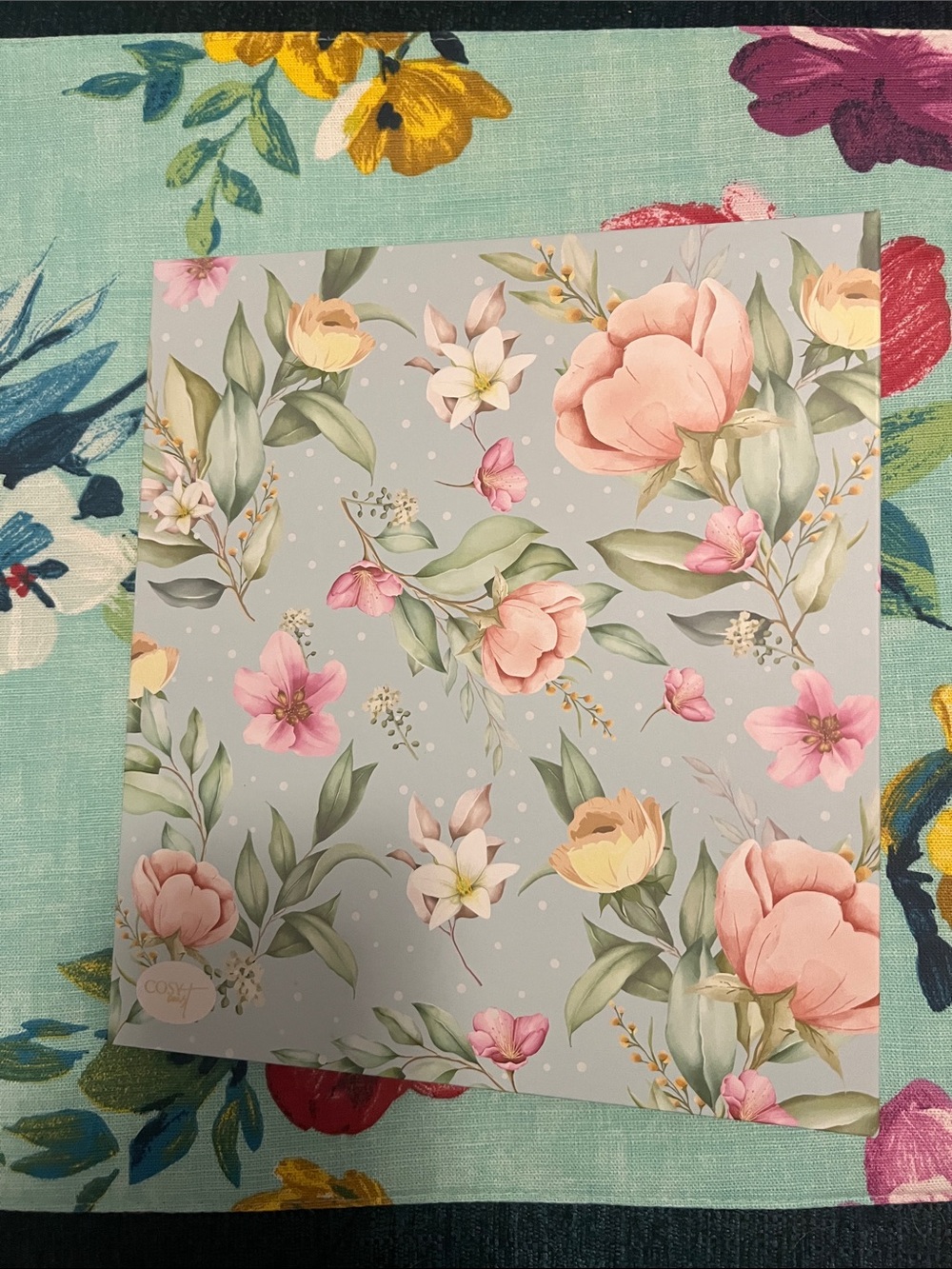 Floral Recipe Binder in Pastel Blue
Includes Recipe Cards and More!! - Picture 6 of 8